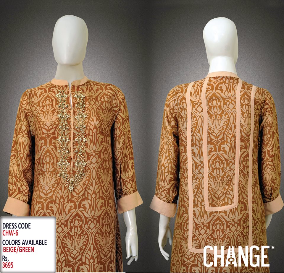 Latest Women Trendy & Stylish Kurta designs by Change Kurta Collection 2015-2016 (9)