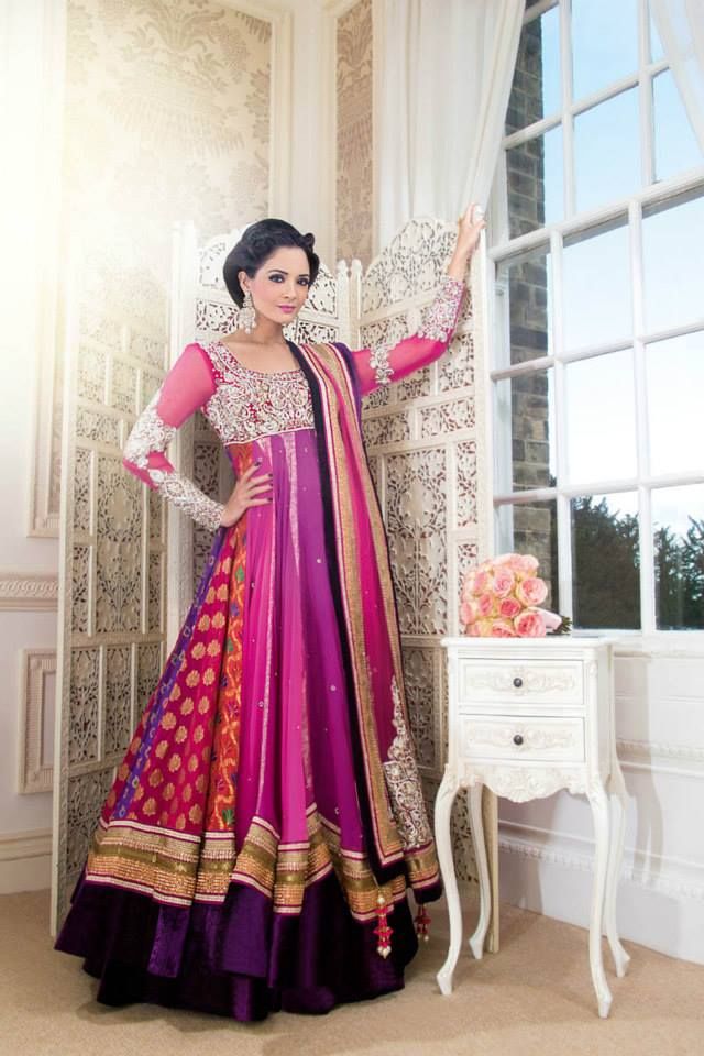 Latest Collection of Umbrella Dresses & Frocks Designs 2015-2016 (25)