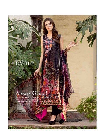 Five Star Textile Mills Latest Summer Collection Digital Printed Lawn Embroidered Dresses 2015  (22)