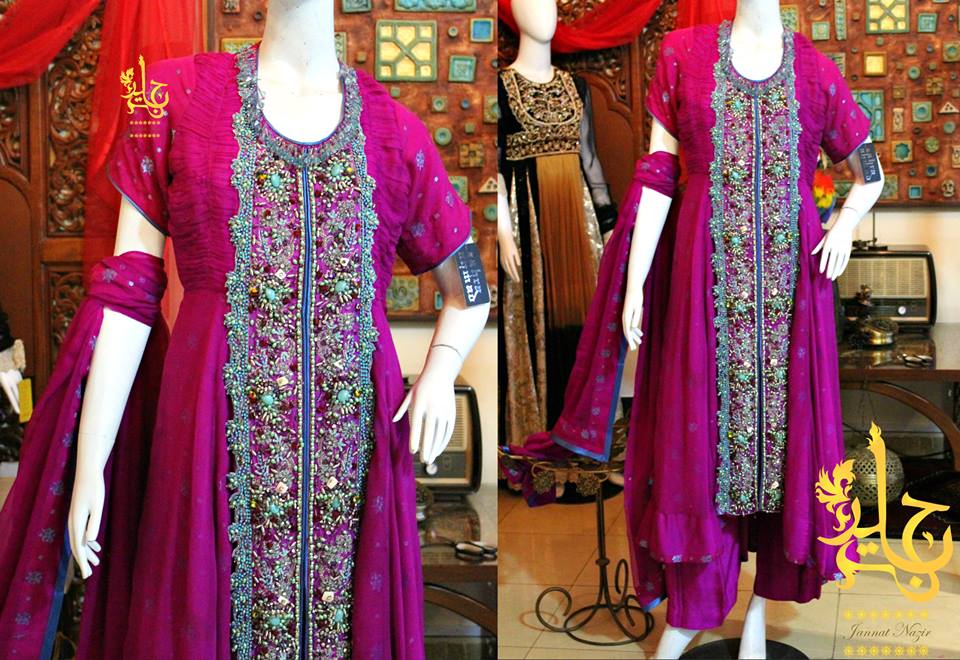 Latest Asian Fashion Airline Frock Designs Collection for Pakistani Girls 2015-2016 (64)