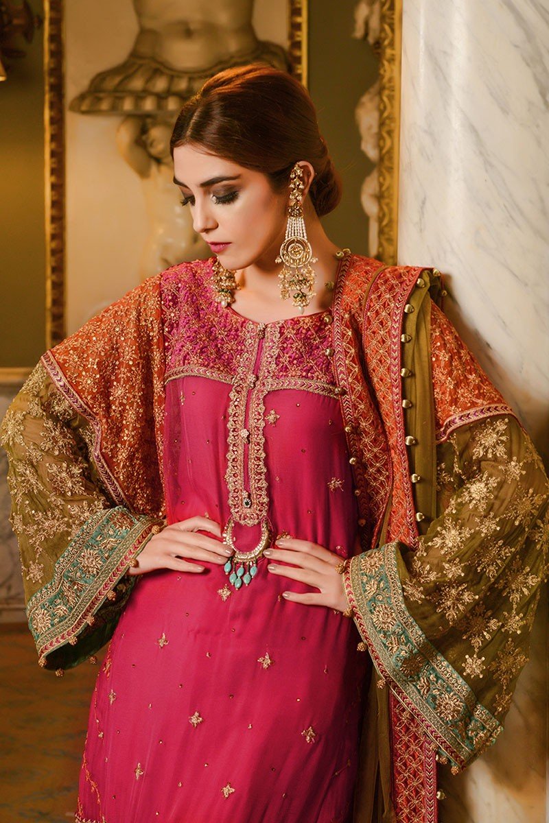 Maria B Embroidered Formal Winter Dresses Collection 2017 2018