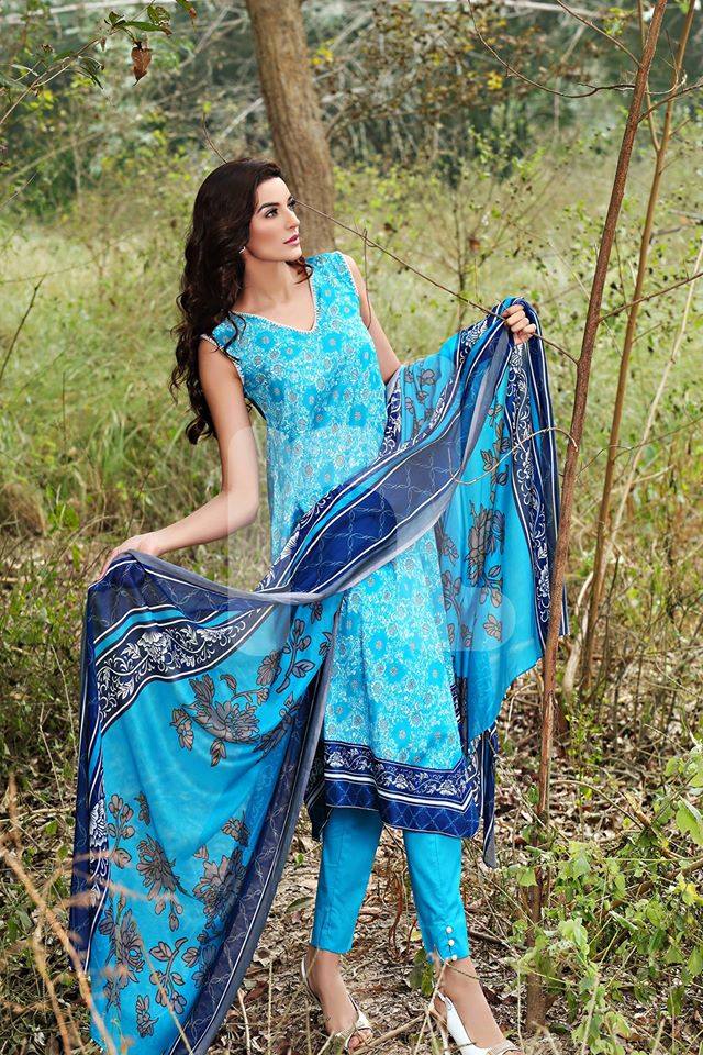 Nishat Linen Latest Spring Summer Dresses Collection for Women 2015 (9)