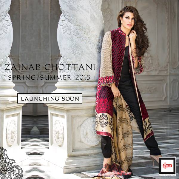 Zainab Chottani Spring Summer Lawn Dresses Collection 2015 by LSM (11)