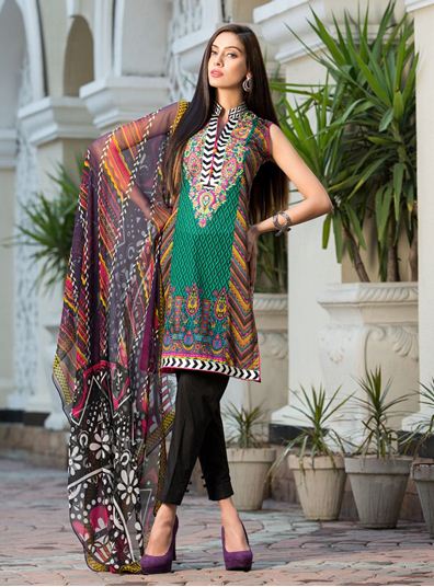 Zainab Chottani Spring Summer Lawn Dresses Collection 2015 by LSM (28)