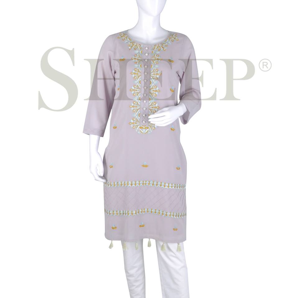 Latest Designs of Casual Formal Kurtis Fancy Embroidered Collection by SHEEP 2015-2016 (15)