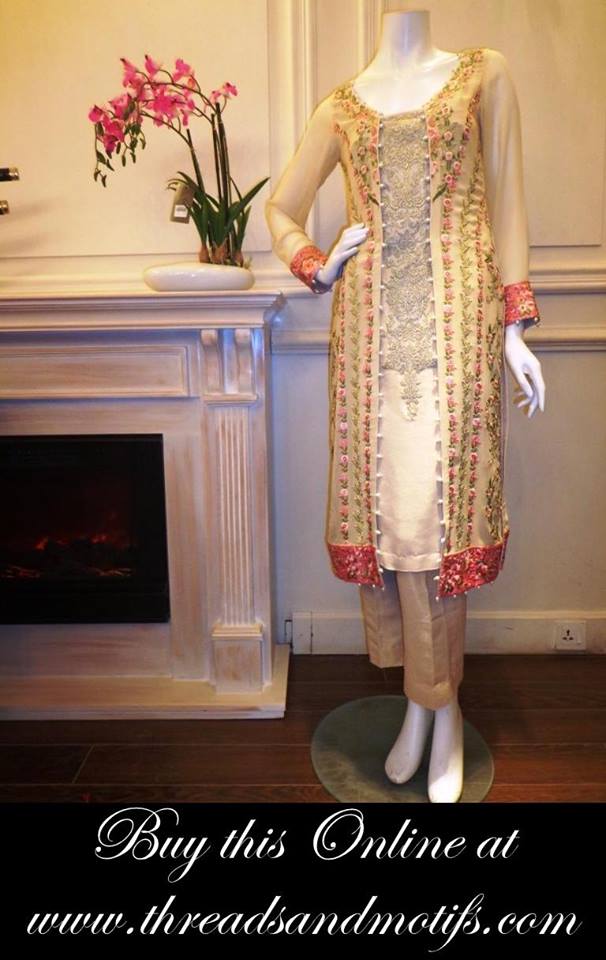 Latest Eid festival Fancy Summer Dresses By Threads & Motifs Formal Collection 2015-2016 (19)