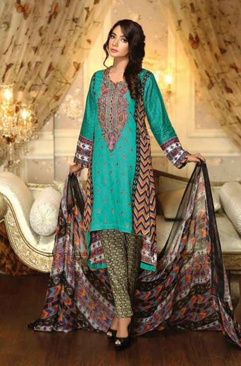 Ayesha chottani summer eid wear collection 2015 by Shariq textiles (1)