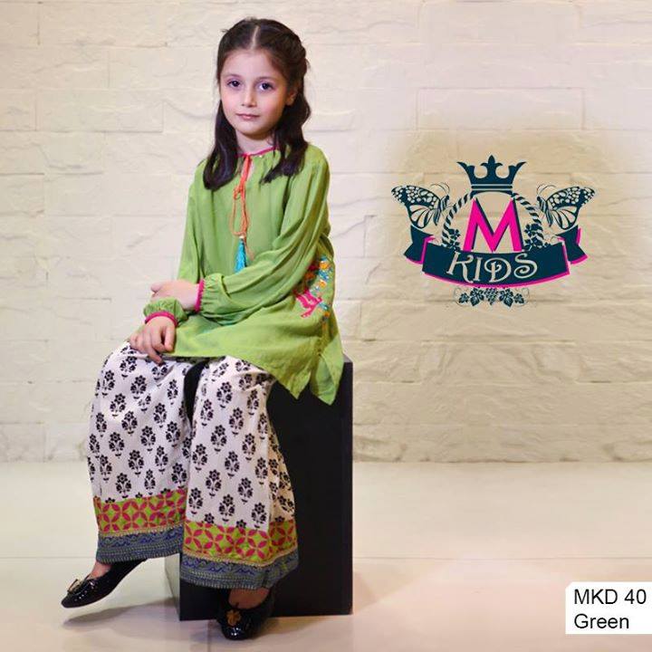 MARIA. B Latest Kids Wear Dresses New Designs Collection 2015-2016 (11)