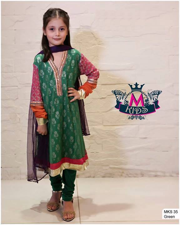 MARIA. B Latest Kids Wear Dresses New Designs Collection 2015-2016 (16)