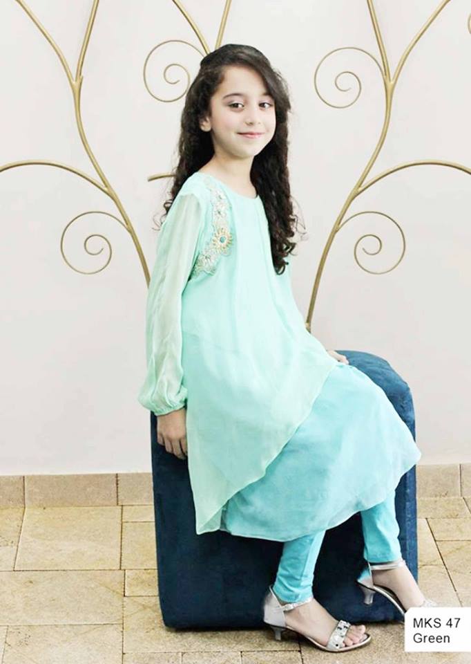 MARIA. B Latest Kids Wear Dresses New Designs Collection 2015-2016 (17)