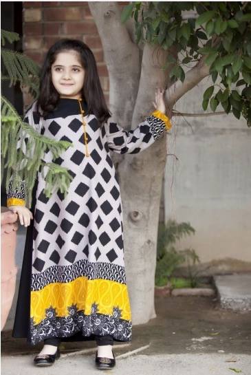 MARIA. B Latest Kids Wear Dresses New Designs Collection 2015-2016 (18)