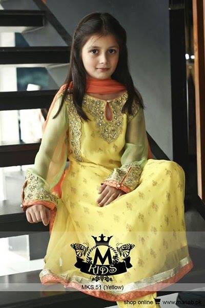 MARIA. B Latest Kids Wear Dresses New Designs Collection 2015-2016 (20)