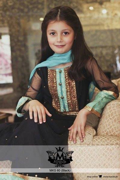 MARIA. B Latest Kids Wear Dresses New Designs Collection 2015-2016 (21)