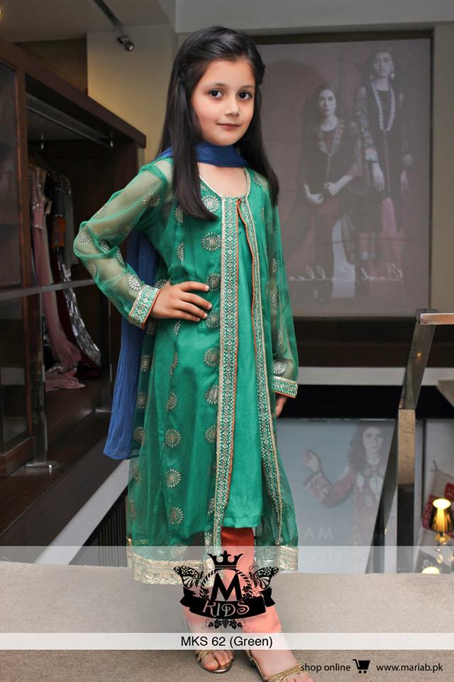 MARIA. B Latest Kids Wear Dresses New Designs Collection 2015-2016 (3)