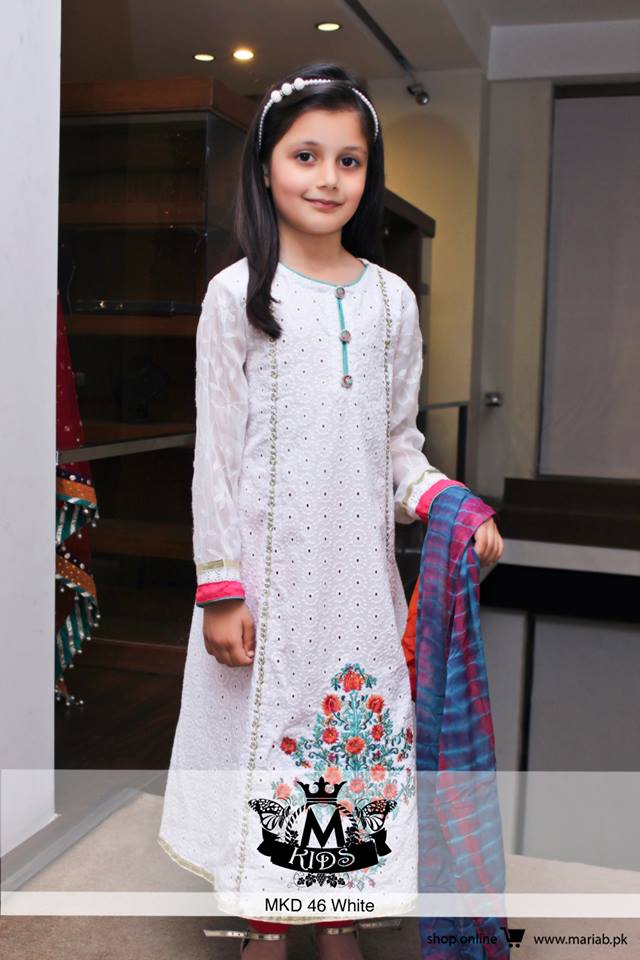 MARIA. B Latest Kids Wear Dresses New Designs Collection 2015-2016 (5)