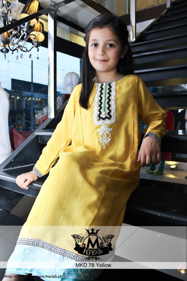 MARIA. B Latest Kids Wear Dresses New Designs Collection 2015-2016 (7)