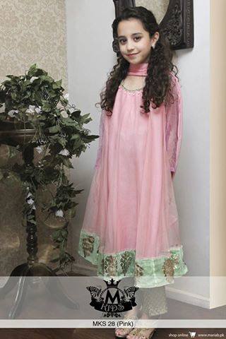 MARIA. B Latest Kids Wear Dresses New Designs Collection 2015-2016 (8)