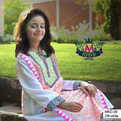 MARIA. B Latest Kids Wear Dresses New Designs Collection 2015-2016 (9)