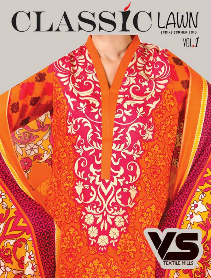 VS Textile Mills Vadiwala Lawn Embroidered Chiffon Collection 2015 (11)