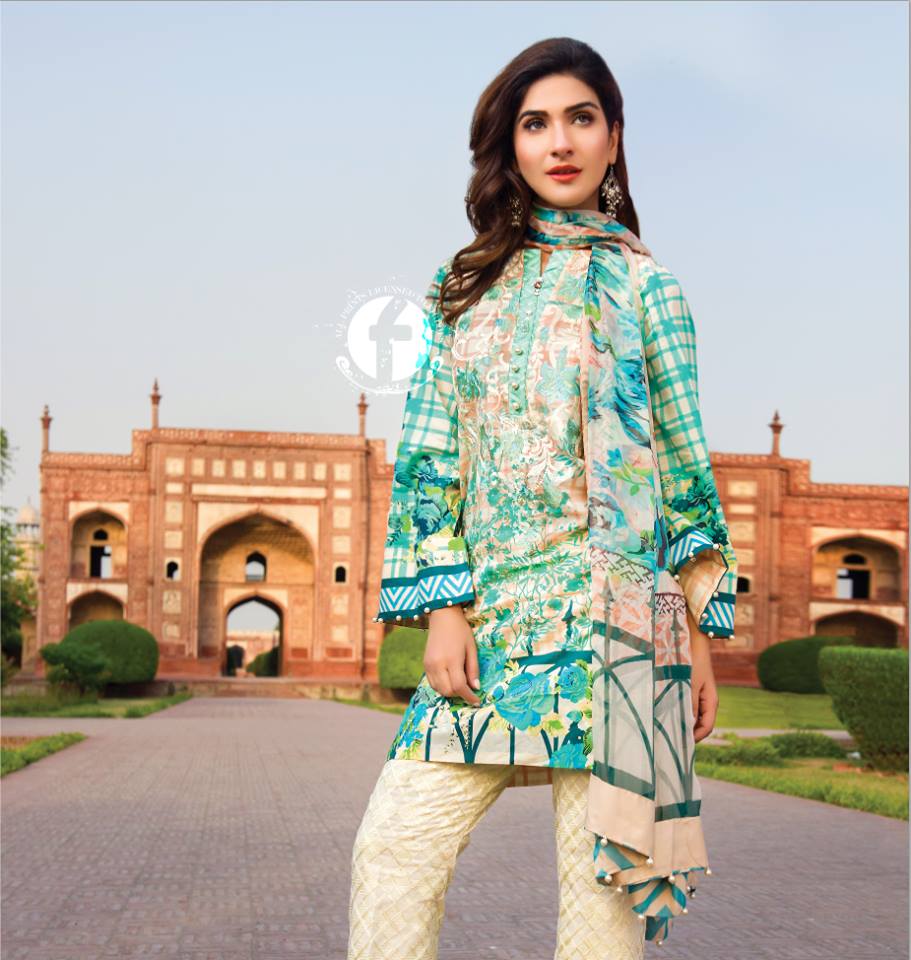 Firdous Lawn Eid Fancy Embroidered Dresses Collection 2016-2017  (21)