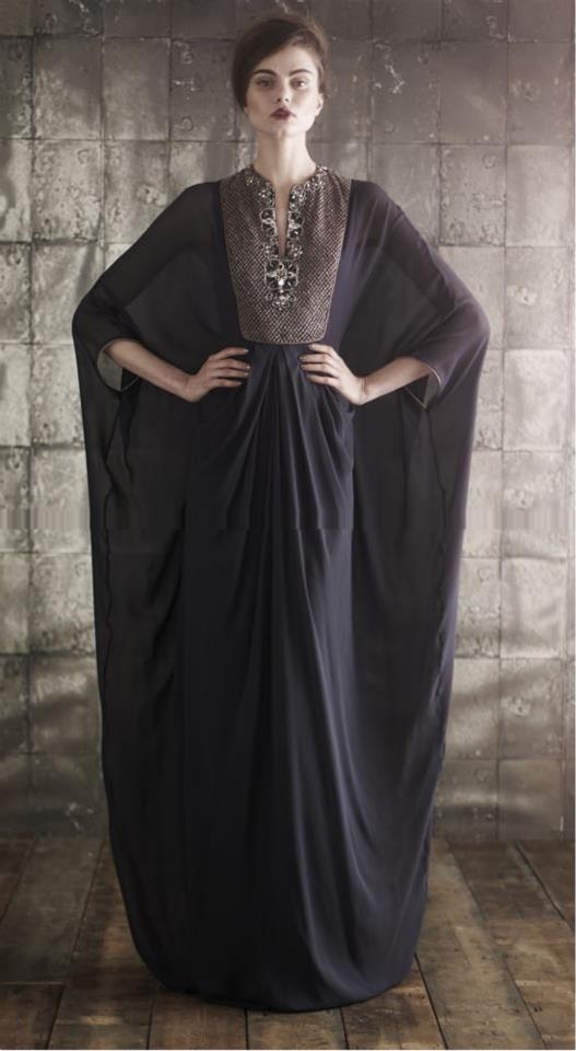 Latest Dubai Designer Abaya Gowns Designs Collection 2015-16 (9)