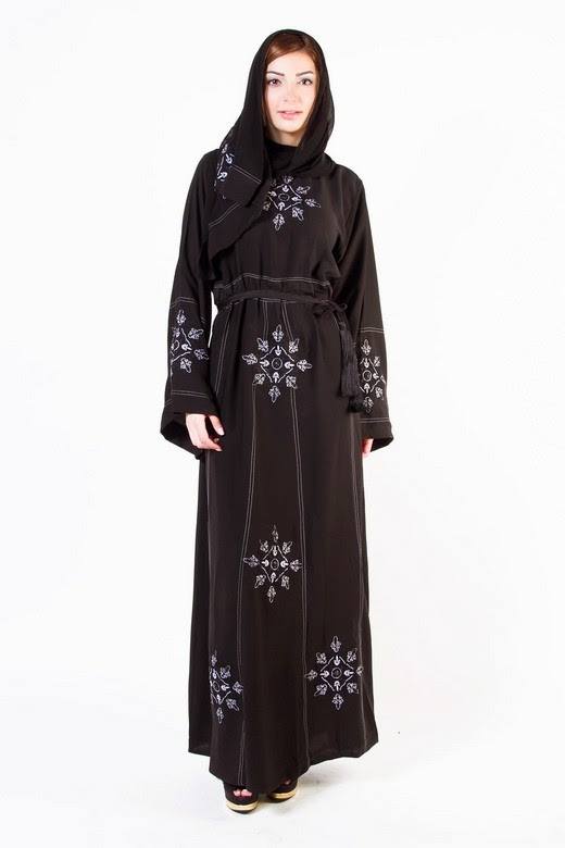 Latest Dubai Designer Abaya Gowns Designs Collection 2015-2016 (1)