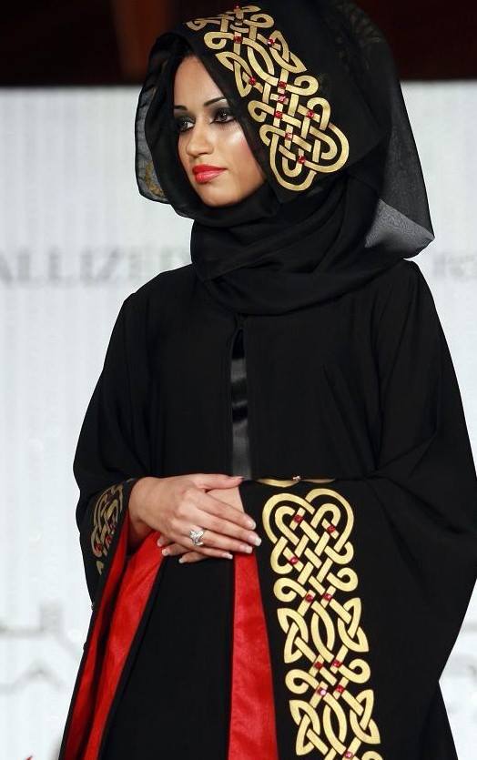 Latest Dubai Designer Abaya Gowns Designs Collection 2015-2016 (6)