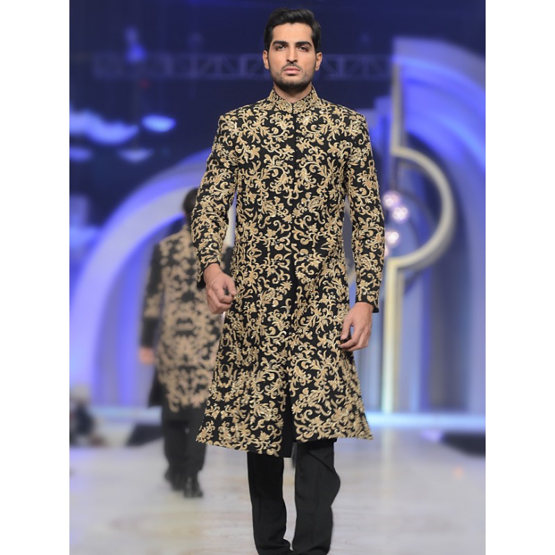 Latest Men Wedding Dresses Sherwani Designs HSY- Hassan Shehyar Yasin Collection 2015-2016 (3)