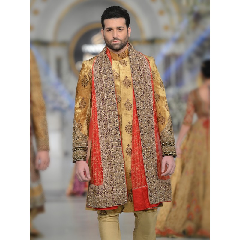Latest Men Wedding Dresses Sherwani Designs HSY- Hassan Shehyar Yasin Collection 2015-2016 (4)