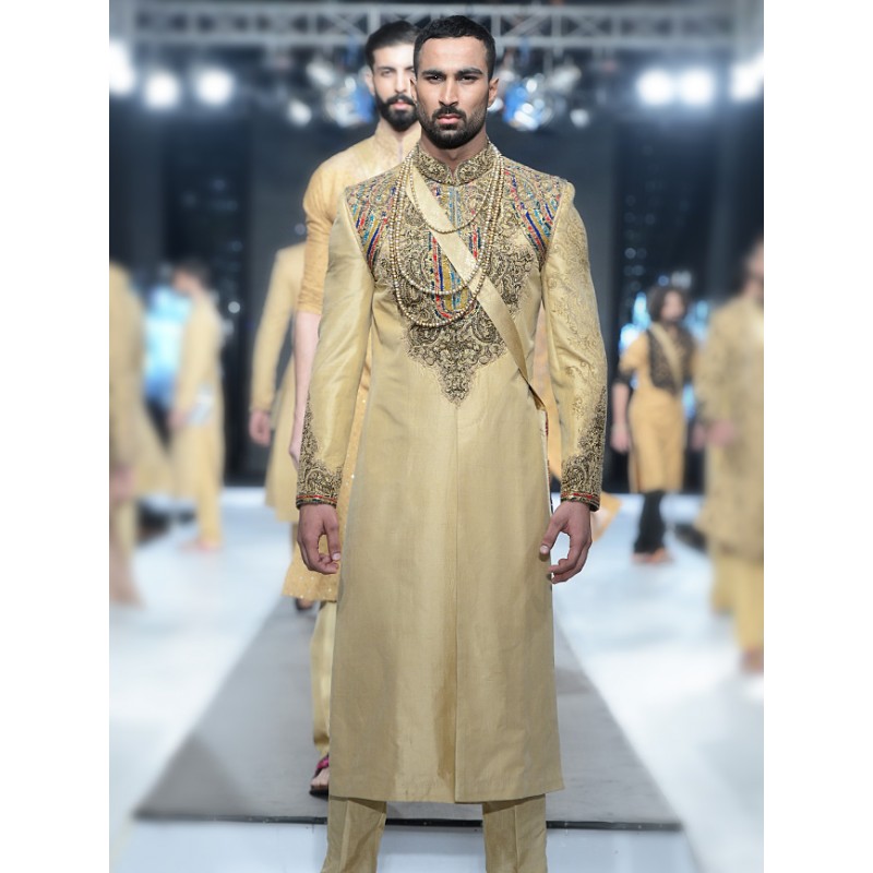 Latest Men Wedding Dresses Sherwani Designs HSY- Hassan Shehyar Yasin Collection 2015-2016 (5)