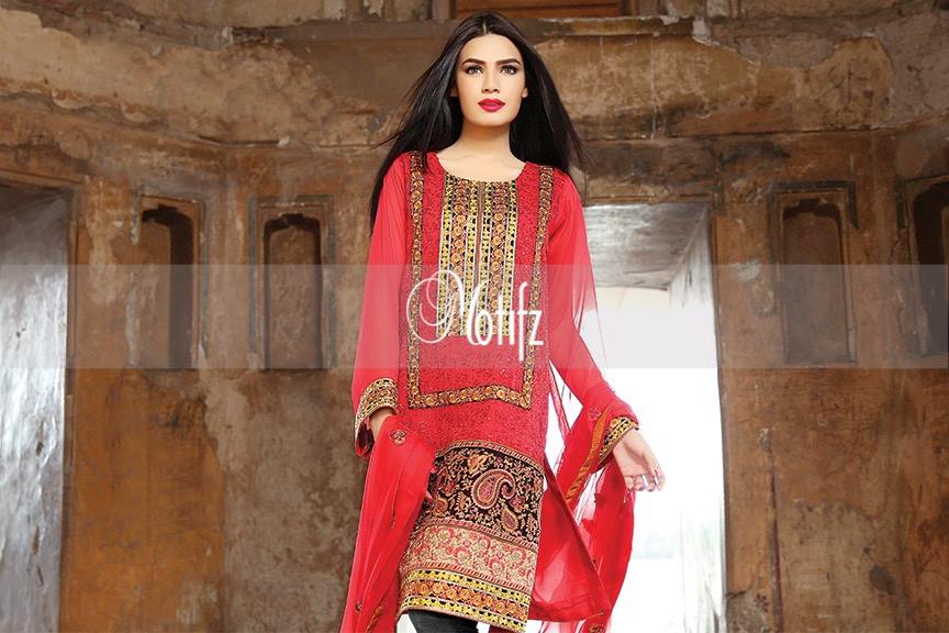 Motifz Embroidered Chiffon Eid Festival Collection 2015 with Prices (7)