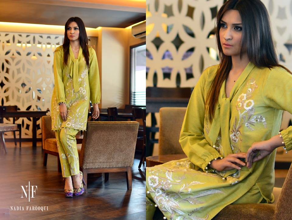 Nadia Farooqui Latest Eid Wear Dresses Formal Collection for Women 2015-2016 (16)