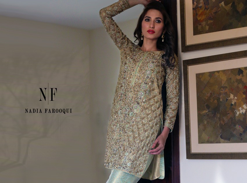 Nadia Farooqui Latest Eid Wear Dresses Formal Collection for Women 2015-2016 (21)