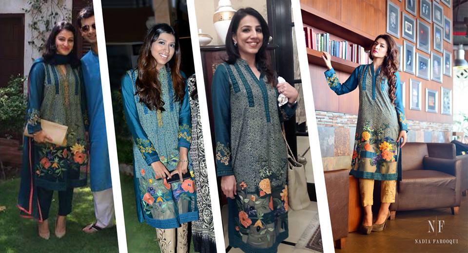 Nadia Farooqui Latest Eid Wear Dresses Formal Collection for Women 2015-2016 (7)