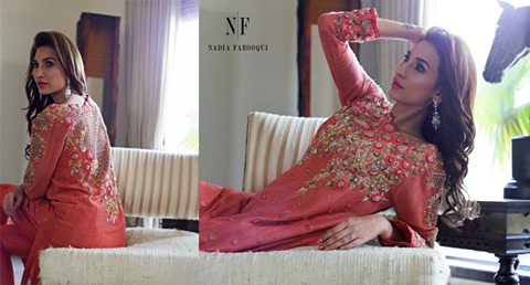 Nadia Farooqui Latest Eid Wear Dresses Formal Collection for Women 2015-2016 (8)