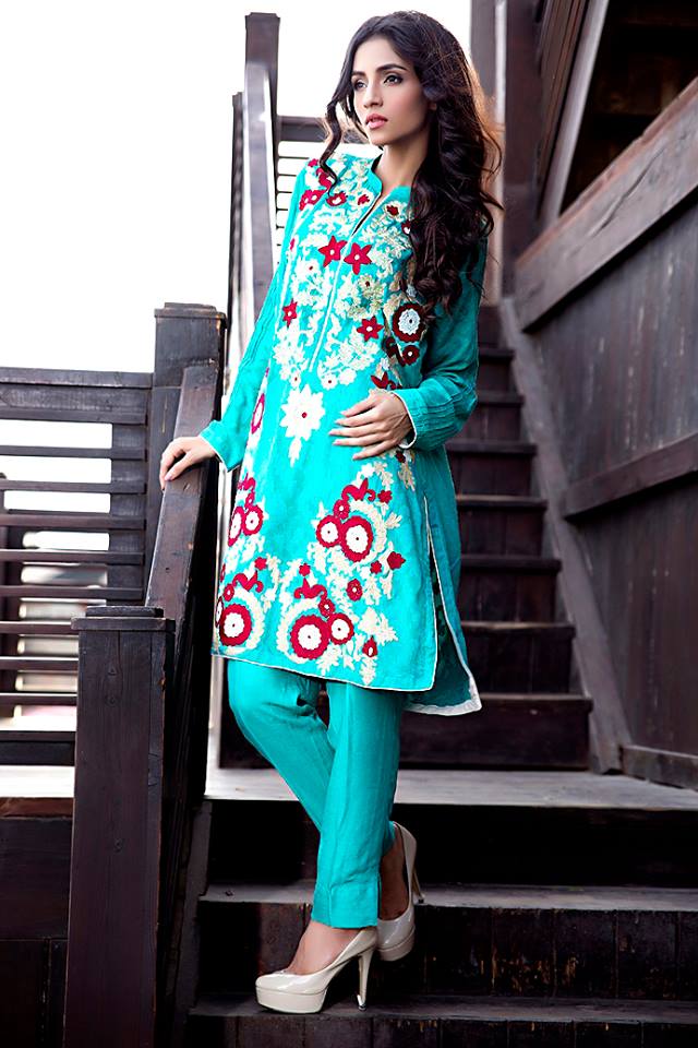 Zainab Hasan Chantilly De Lace Eid Formal Dresses Collection 2015-2016 (33)