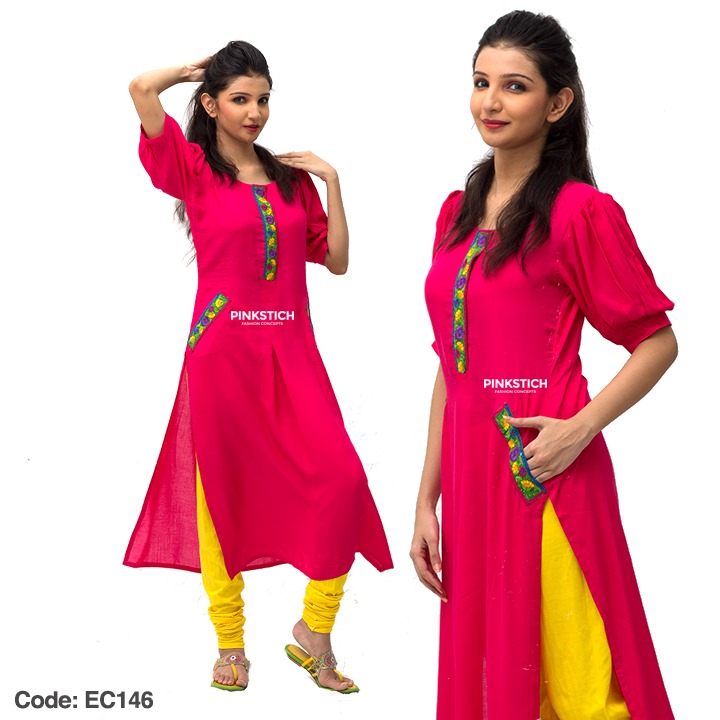 Colorful Stylish Kurta Dresses for Women By Pinkstich Collection 2015-2016 (16)