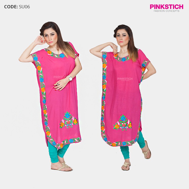 Colorful Stylish Kurta Dresses for Women By Pinkstich Collection 2015-2016 (2)