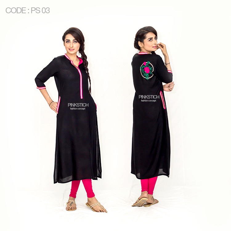 Colorful Stylish Kurta Dresses for Women By Pinkstich Collection 2015-2016 (3)