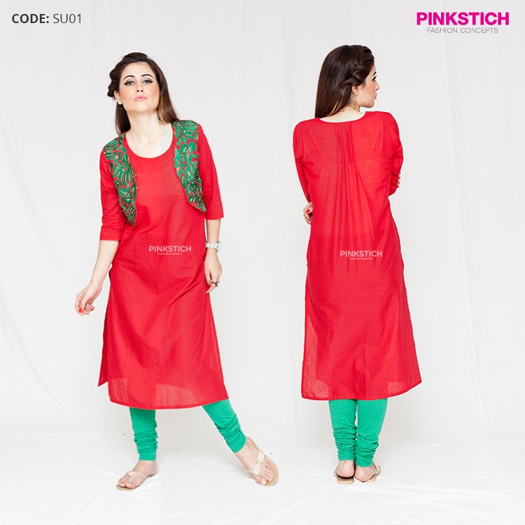 Colorful Stylish Kurta Dresses for Women By Pinkstich Collection 2015-2016 (6)