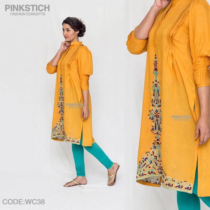 Colorful Stylish Kurta Dresses for Women By Pinkstich Collection 2015-2016 (8)