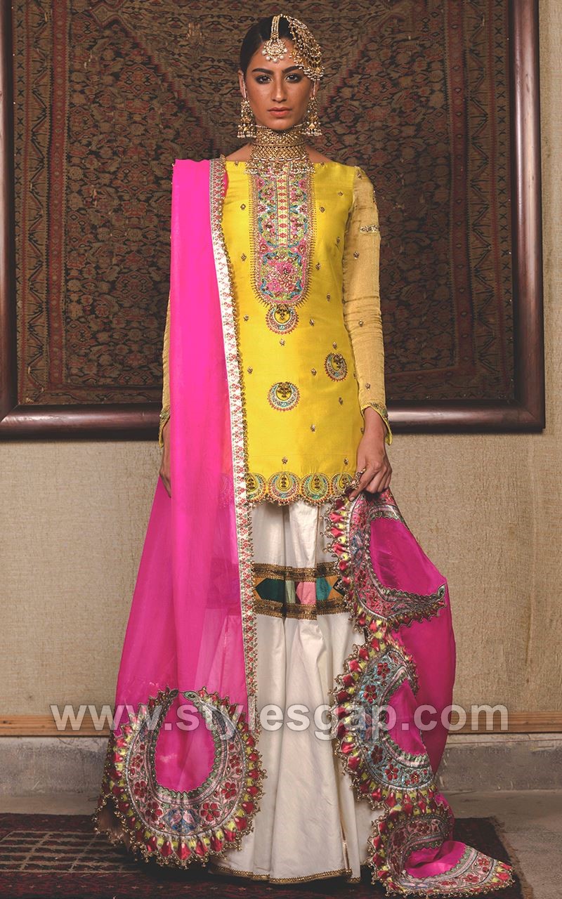 Mehndi bridal dress design 2018 hotsell