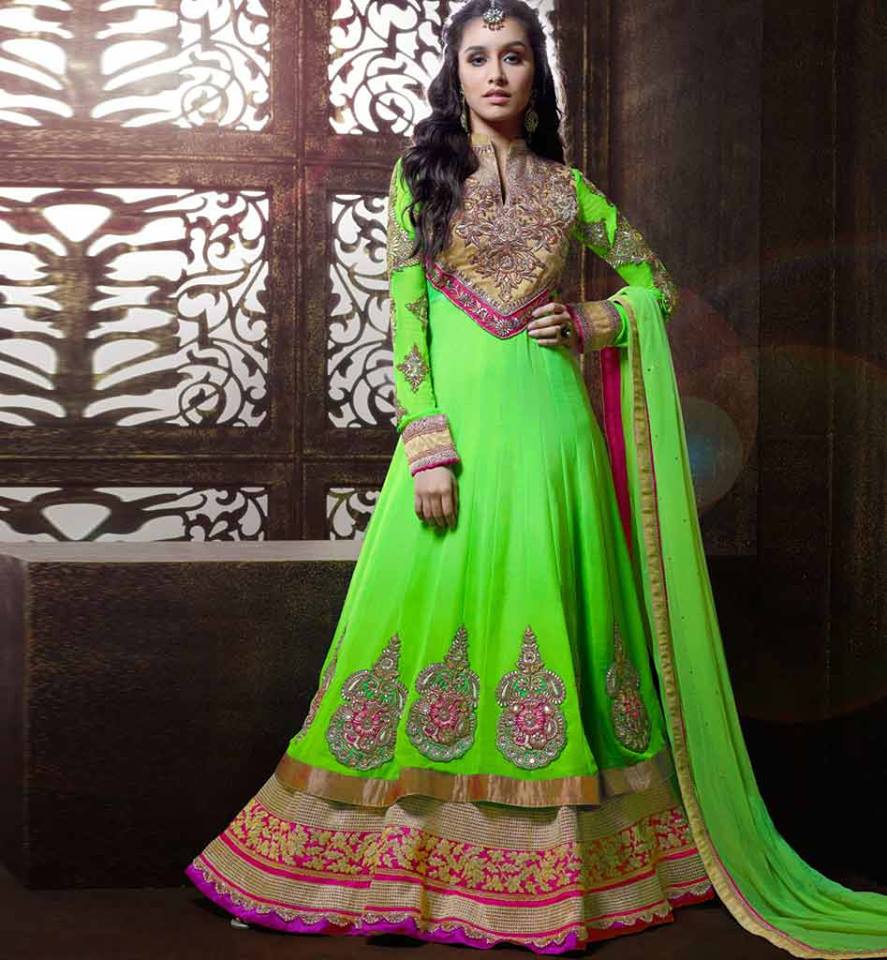 Indian Party Wear Anarkali Dresses Collection 2015-2016 (6)