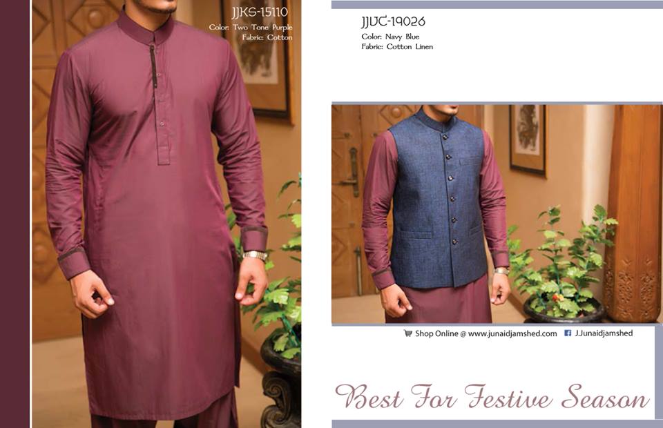 J. Juanid Jamshed Eid Kurta Shalwar Kameez Collection for Men & Boys 2015-2016 (7)