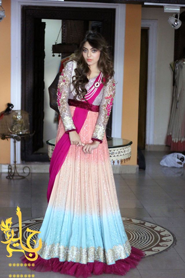 Party Wear Frocks & Gown Designs Latest Collection 2015-2016 (25)