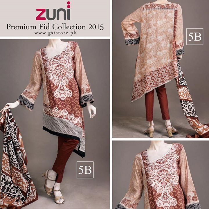 Zuni Printed Premium Lawn Suits Eid Collection 2015 by Amna Ismail (13)