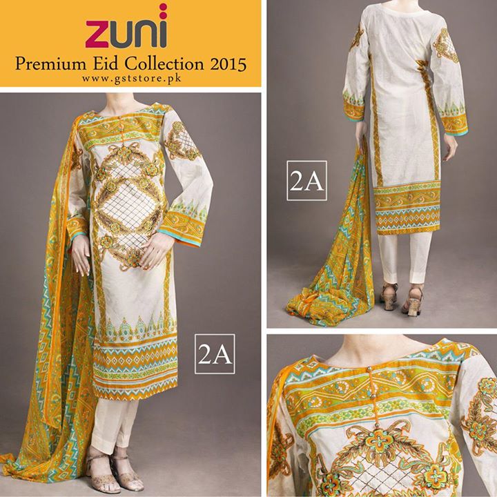 Zuni Printed Premium Lawn Suits Eid Collection 2015 by Amna Ismail (16)