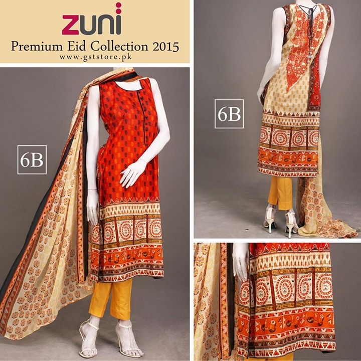 Zuni Printed Premium Lawn Suits Eid Collection 2015 by Amna Ismail (4)