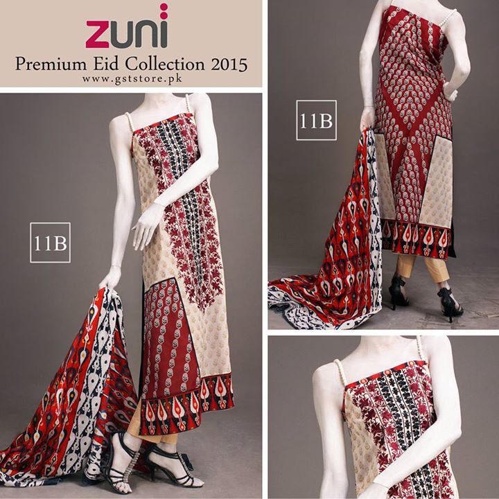 Zuni Printed Premium Lawn Suits Eid Collection 2015 by Amna Ismail (5)