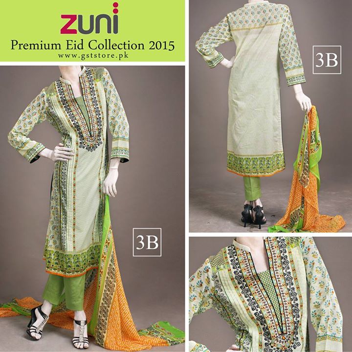 Zuni Printed Premium Lawn Suits Eid Collection 2015 by Amna Ismail (9)